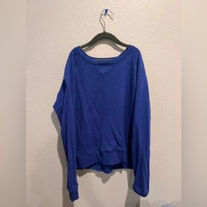 Madewell royal blue pullover top